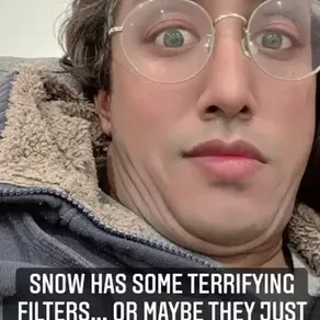 SNOW HAS SOME TERRIFYING FILTERS... OR MAYBE THEY JUST AREN'T MEANT FOR MEN