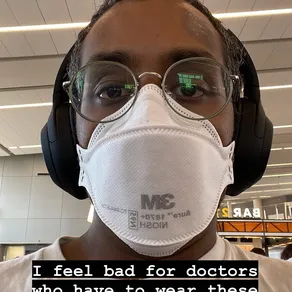 I feel bad for doctors who have to wear these masks every day for several hours at a time.