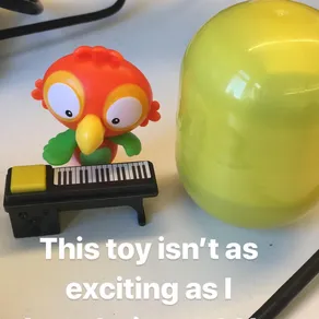 This toy isn't as exciting as I thought it would be