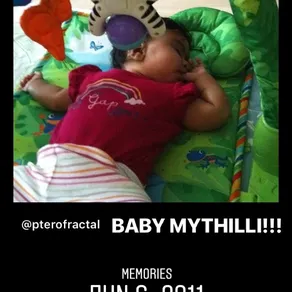 BABY MYTHILLI!!!