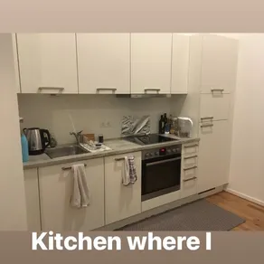 Kitchen where I don't cook