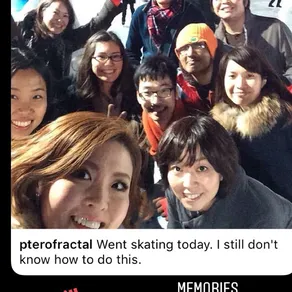 I still
can't skate